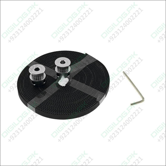 2 Meter Gt2 Timing Belt With 2pcs Of 5mm Pulley 16 Teeth