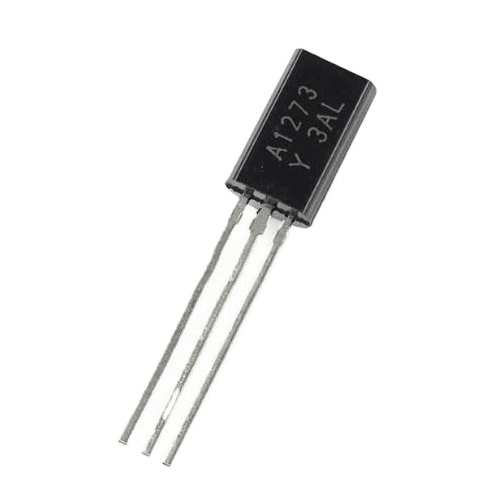 2SA1273 A1273 TO-92L PNP Transistor IC Chip - a black electronic component with three metal pins and the text "A1273 Y 3AL" printed on its front face.