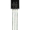 2SC828 C828 NPN Transistor - a black three-pin electronic component with the text "A N C828A S 52" printed on its front face.