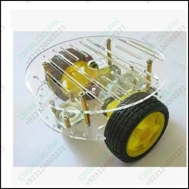 2wd Round Robot Car Chassis In Pakistan