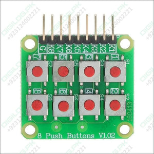 2x4 Matrix Keyboard 8 Pushbutton Keypad V1.02 Expansion