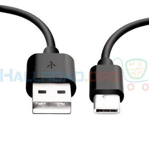 3.1 Type c Data Fast Charging Cable - a black cable with a standard USB-A connector on the left and a USB-C connector on the right.