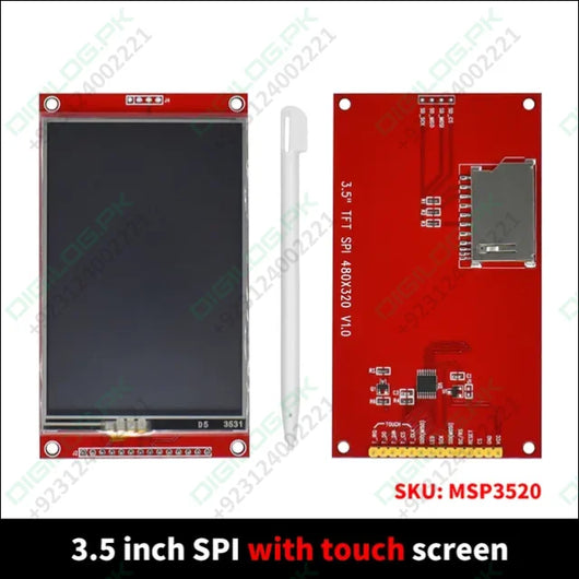 3.5 Inch Tft Lcd Module With Touch Panel Ili9488 Driver