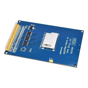 3.5 Inch TFT LCD Screen Module Ultra HD 320x480 For Arduino Mega 2560 R3 Board - a silver SD card slot, multiple chips, and a row of gold header pins.
