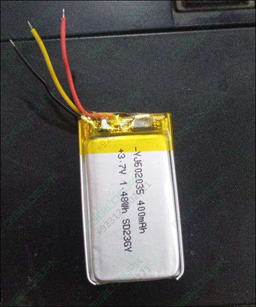 3.7V 400mAh 602035 Rechargeable Lithium Polymer Battery Lipo Cells