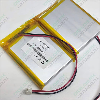 3.7v 5000mah Lithium - ion Battery With Jst 2.0mm Connector