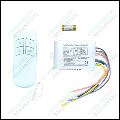 3 Channel Remote Control Switch For 220v Load