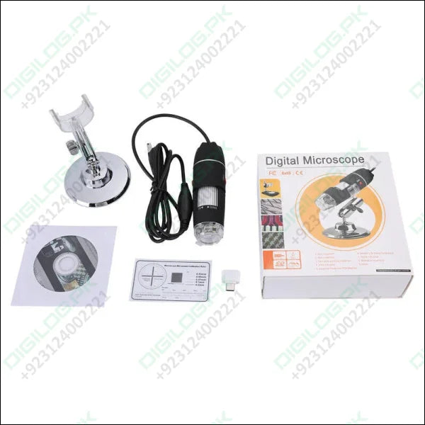 3 IN 1 1600X Zoom 8 LED USB Microscope Digital Magnifier Endoscope Video Camera
