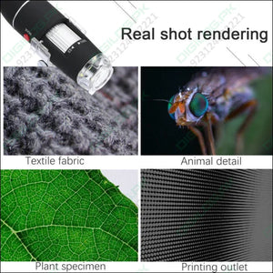 3 IN 1 1600X Zoom 8 LED USB Microscope Digital Magnifier Endoscope Video Camera