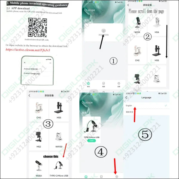 3 IN 1 1600X Zoom 8 LED USB Microscope Digital Magnifier Endoscope Video Camera