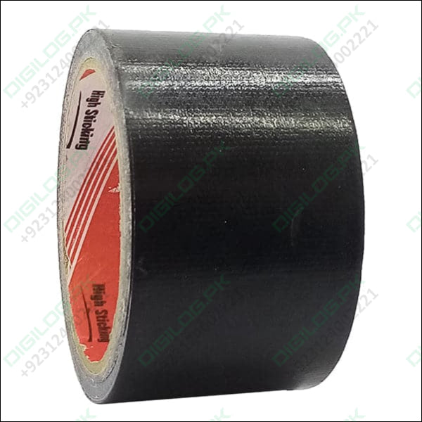 3 Inch Binding Tape Black Cloth Tape Heavy Duty (Duct Tape for Repairs)