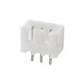 3 Pin JST-xh Male Straight Connector 2.54mm Pitch - a white plastic 3-pin connector with three vertical metal pins extending from the base.