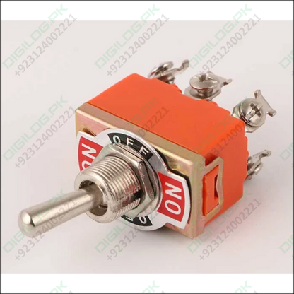 3 Position On Off Screw Terminal Toggle Switch 6 Pin