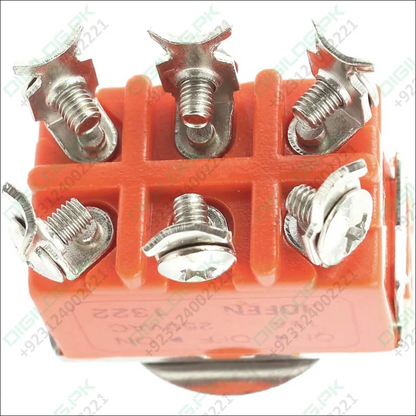 3 Position On Off Screw Terminal Toggle Switch 6 Pin