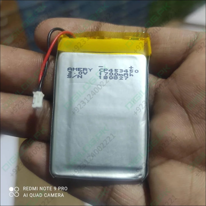 3.0v 1700mah Lithium Ion Battery