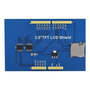 Arduino 3.5 inch TFT touchscreen shield front view