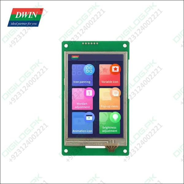 Dwin Hmi 3.5 Inch Lcd Resistive Touch Display