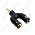 3.5mm Audio Jack To Headphone Microphone Splitter Converter