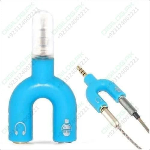 3.5mm Audio Jack To Headphone Microphone Splitter Converter