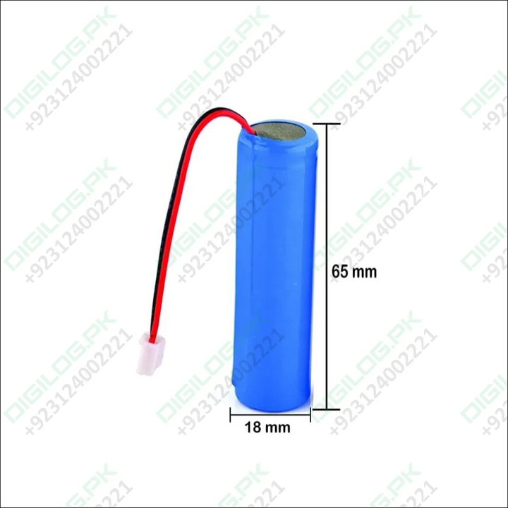 3.7V 1800mAh 18650 Lithium-Ion Battery Pack with BMS Protection – Buy in Pakistan