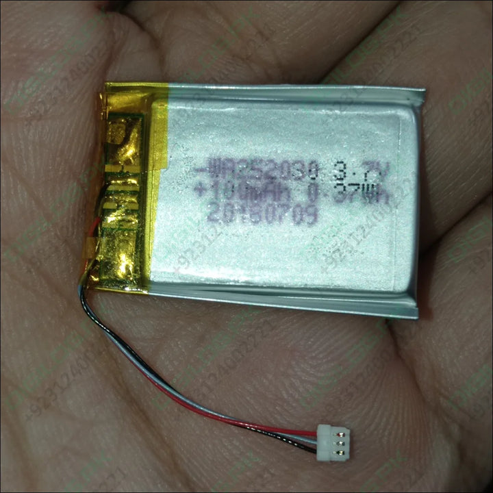 3.7v 100mah Lithium-ion Polymer Battery - High Energy