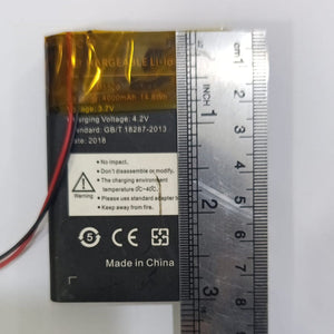 3.7v 4000mA Li Ion Battery With JST 2.54MM Connector 14.8Wh