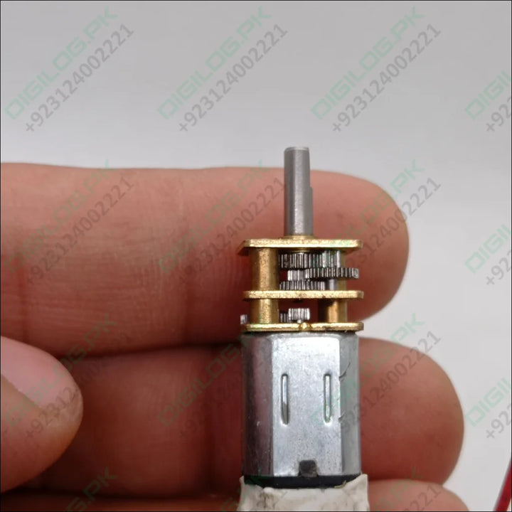 Miniature N20 DC gear motor, 300rpm, ideal for electronics projects with high torque