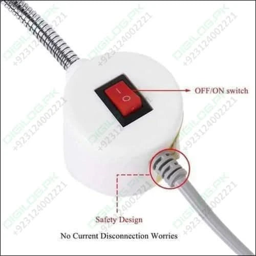 20 Smd Led Bendable Light Lamp 220v Magnetic Base Gooseneck