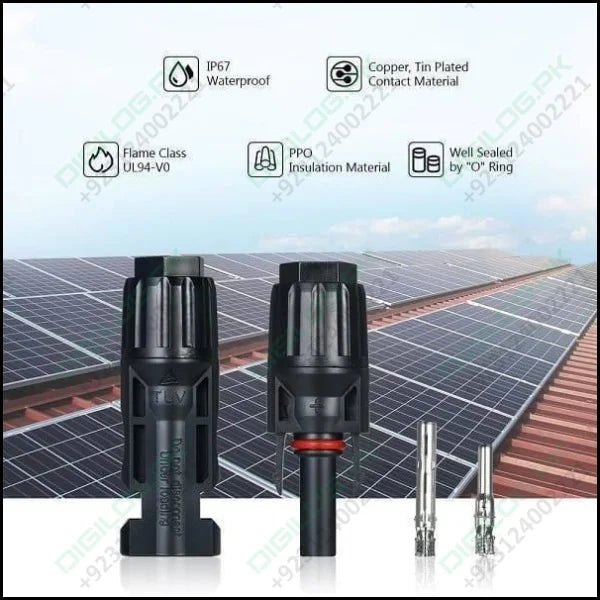 30a 1000v Male Female Mc4 Connector For Solar Panel Dc Wire