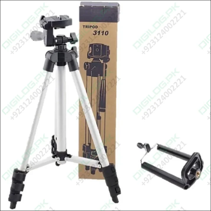 3110 Tripod Adjustable Portable Scalable Pan Head Mount