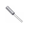 32.768kHz Cylindrical Crystal Oscillator - shown as a silver-coloured cylindrical component with two thin metal leads extending from one end.
