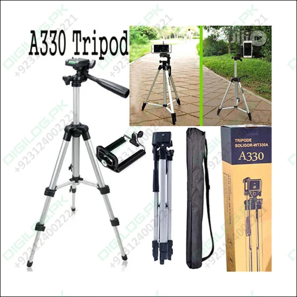 330A Tripod Mobile + Camera Stand Professional Stand For TIK TOKERS & YouTubers