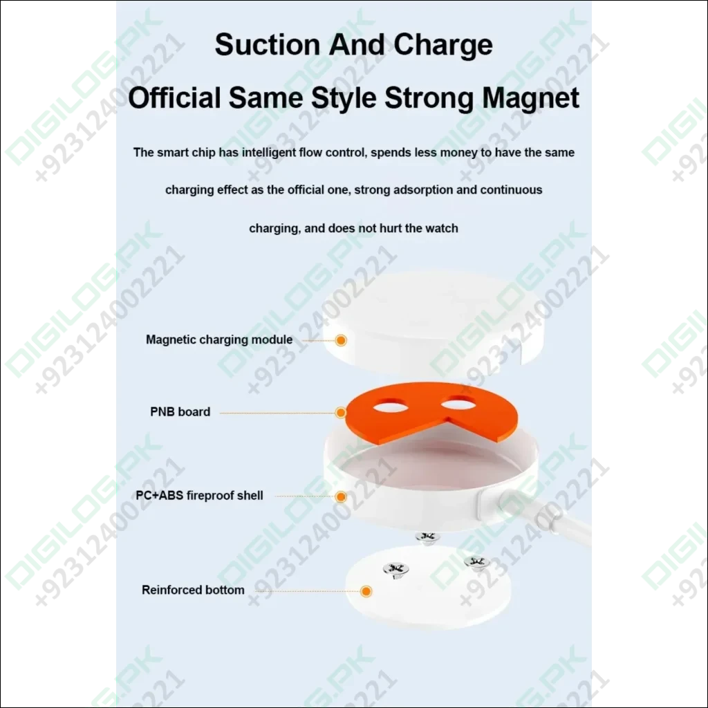 Magnetic Wireless Smartwatch Charging Cable