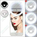30 Led Selfie Ring Light Usb Rechargeable Clip On Cell