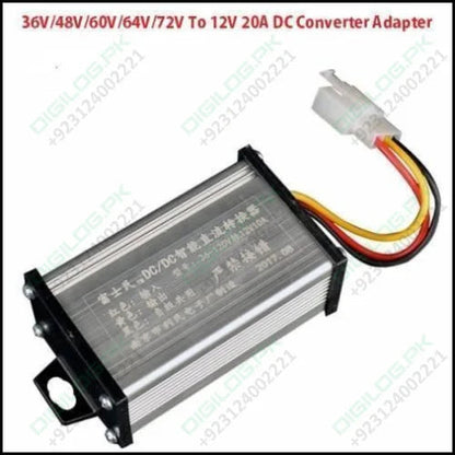 36v 72v To 12v 20a Dc Converter Adapter