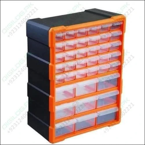 39 Drawer Components Tool Storage Box Makeup Medicine