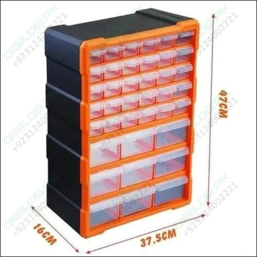 39 Drawer Components Tool Storage Box Makeup Medicine