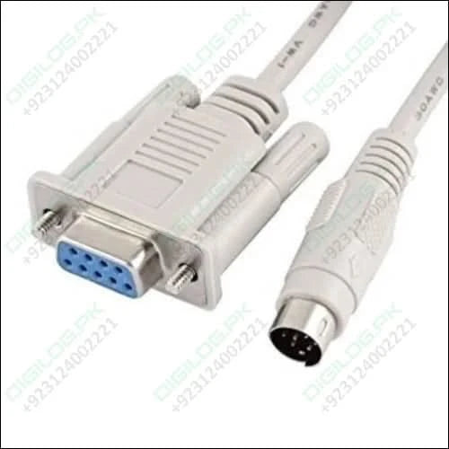 3 Meter Rs232 Db9 To 4 Pin Female-male Plc Programming