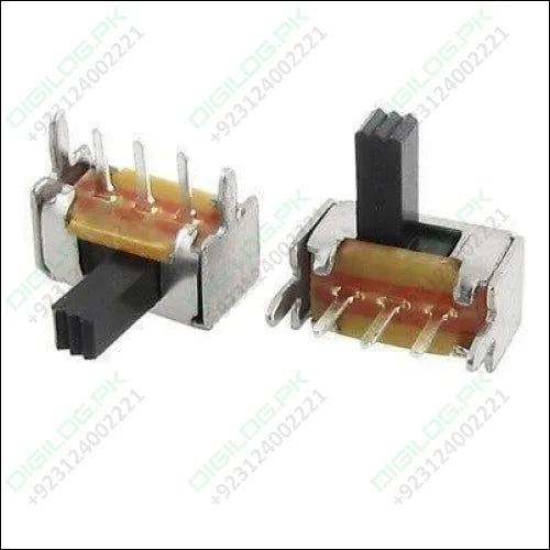 3 Pin 2 Position Panel Mount Micro Vertical Spdt Slide