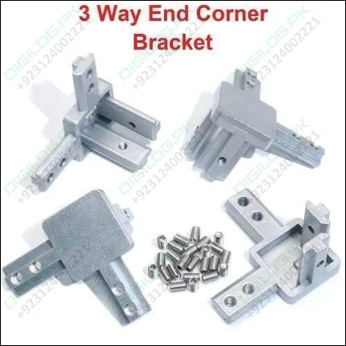 4040 Size 3 Way End Corner Bracket Connector For t Slot