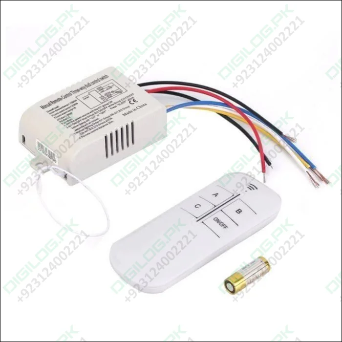 3 Channel Remote Control Switch For 220v Load