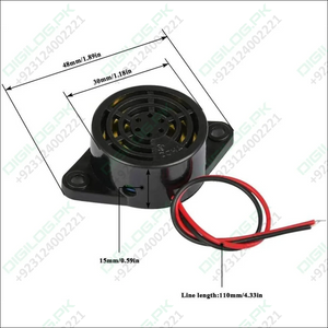 3 To 24v Electronic Buzzer Beep Alarm Sfm-27