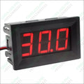 3 wire DC to 30V Red LED digital voltmeter module panel