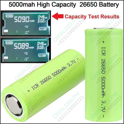 3c Discharge Hly Ncm 26650 5ah 5000mah Lithium Ion Battery
