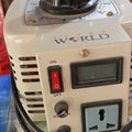 3kVA 0 To 250VAC Output Manual Variac Transformer Voltage Regulator - with a top adjustment knob, power switch, fuse, and output socket.