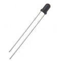 3mm Photodiode IR Infrared Receiver - shown as a black, dome-shaped electronic component with two long metal leads extending from the base.