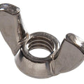 3mm Thread Stainless Steel Wing Nut - shown as a close-up of a silver-colored metal fastener with two flat wings and a threaded central hole.