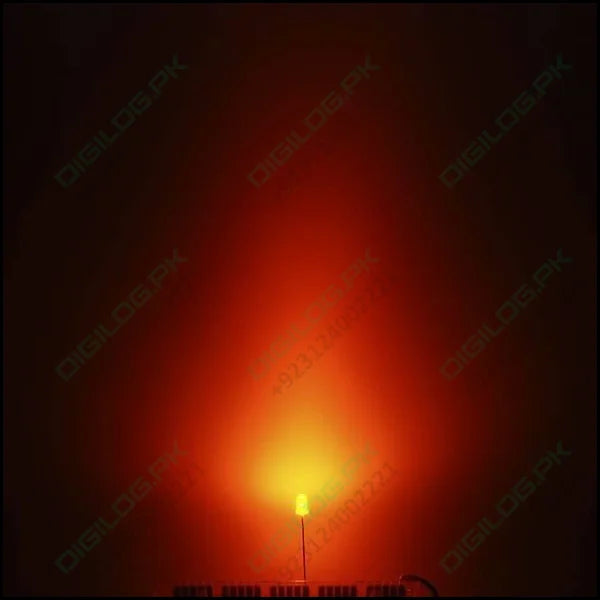 3mm Yellow Diffused Led Diode Lighting Bulb Lamp