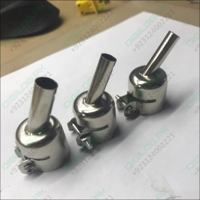 3pcs 45 Degree Hot Air Nozzles 7/8/10mm Curved Replaceable