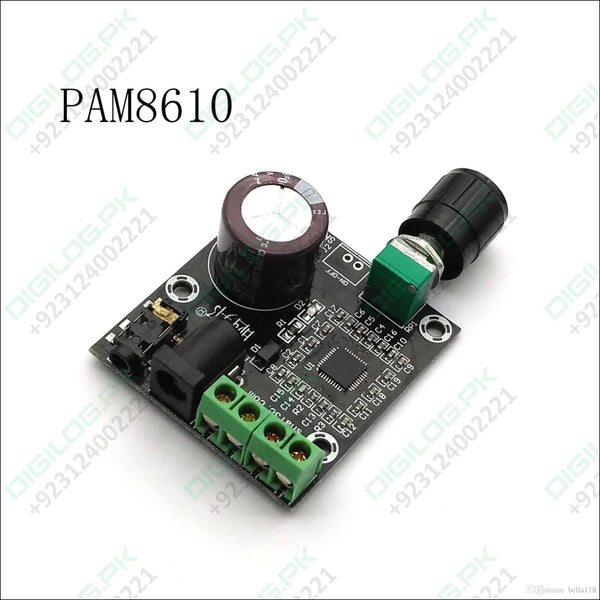 Pam8610 With Volume 12v Dual-channel Digital Amplifier